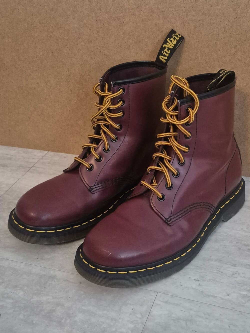 Dr. Martens 1460 Cherry Red Smooth Leather Boots Men's US 8 Women's 9 EU 41 8...